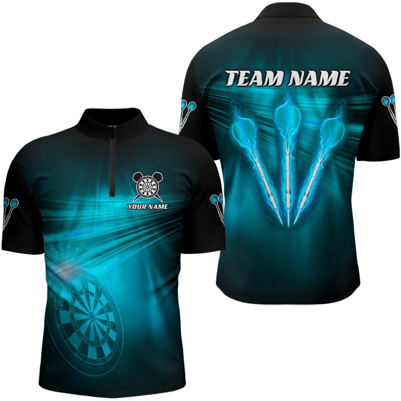 Personalisierte Blaue Darts Polo Shirt Dart Team Shirt Dart Jersey T3111 - Outfitsuche