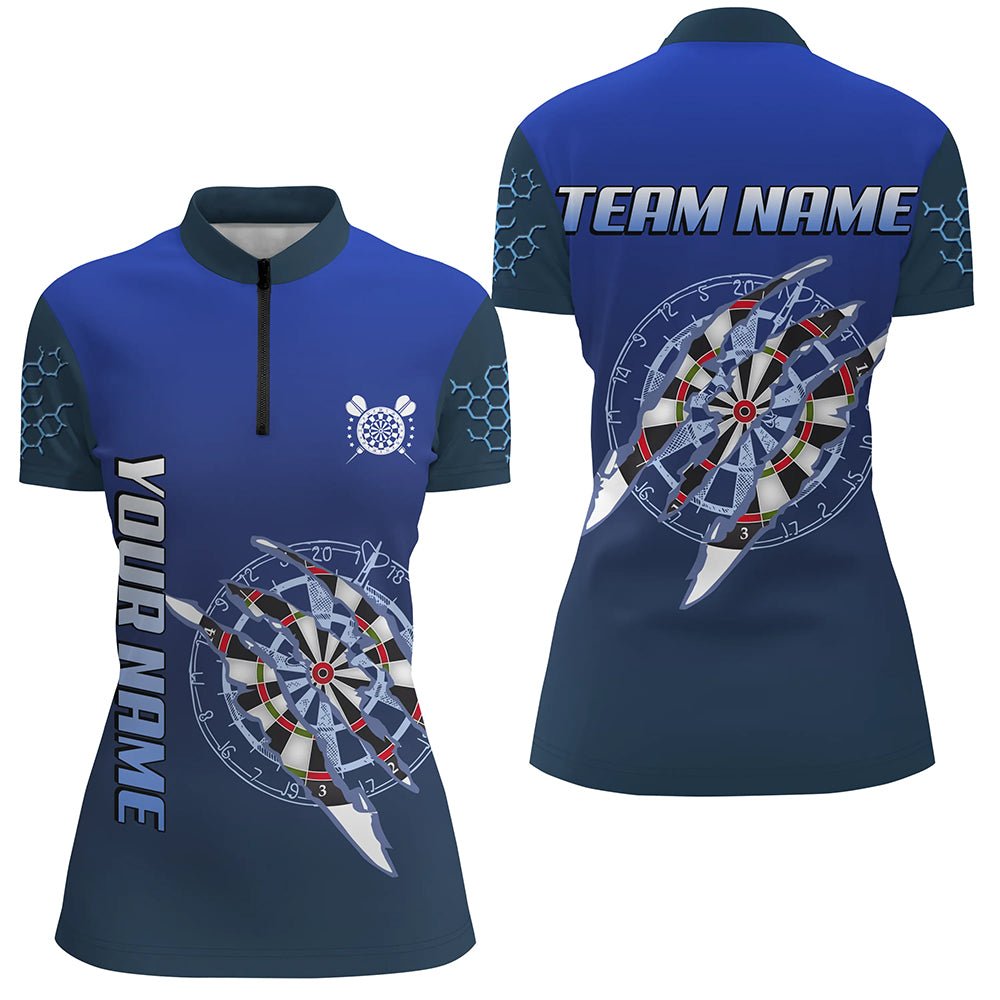 Personalisierte Blaue Darts Turnier Polo - Shirts für Dartteams T3301 - Outfitsuche