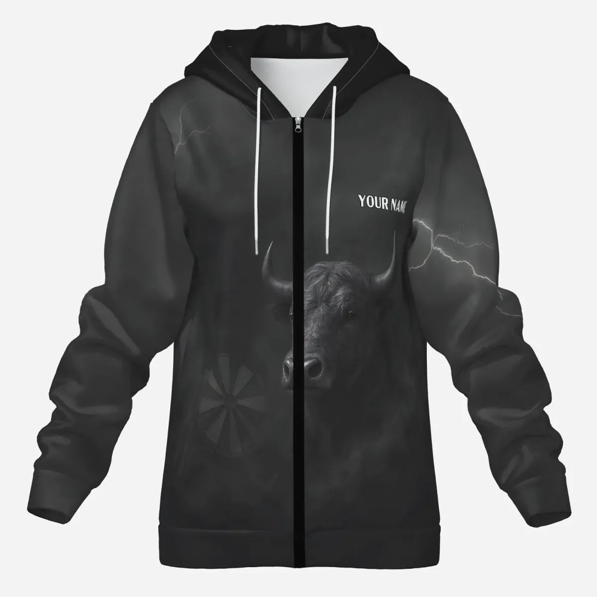 Personalisierte Dart Jacke Bull Grunge Dart Design - Q9584 - Outfitsuche