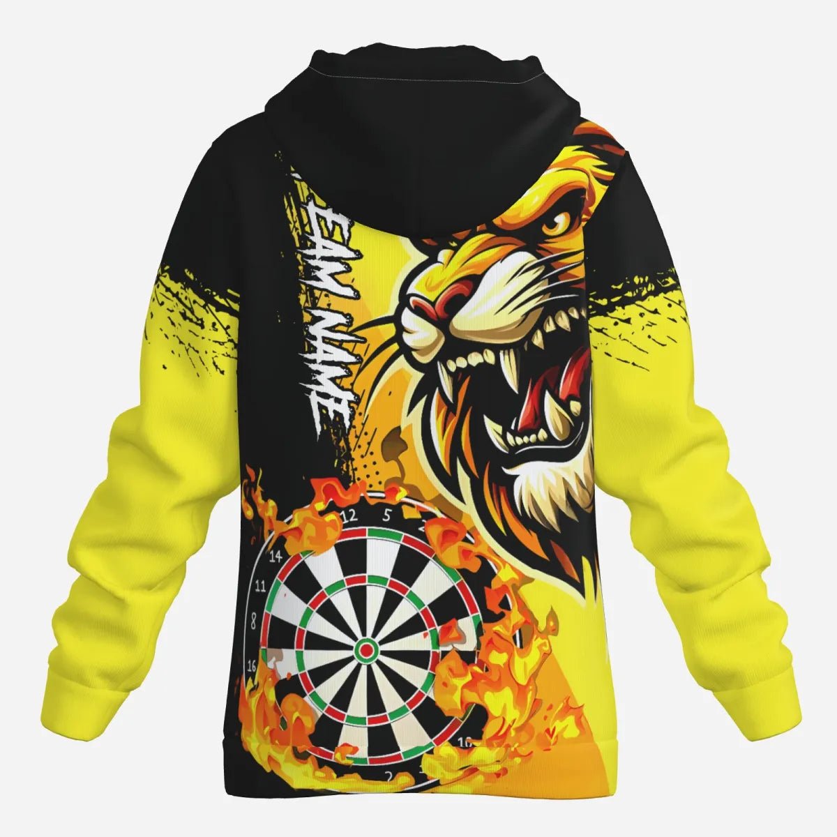Personalisierte Darts Jacke - Brüllender Löwe Design - Mit Wunschname T2694 - Outfitsuche