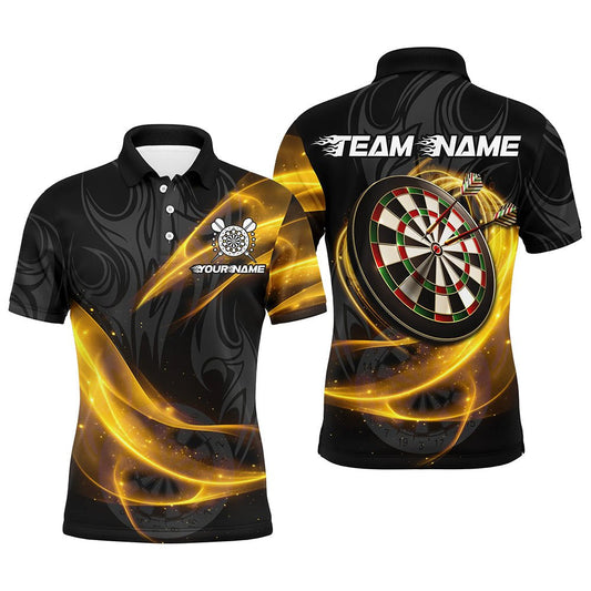 Personalisierte Gelbe Darts - Poloshirts & 1/4 Zip - Shirts für Herren, Darts - Jerseys Team - Outfit T2983 - Outfitsuche