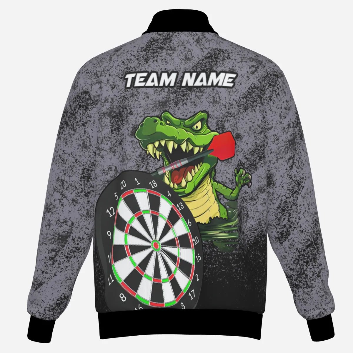 Personalisierte grüne lustige Krokodil - Grunge - Herren Darts Jacke, Dartteam - Jacke, Dartgeschenke T3244 - Outfitsuche