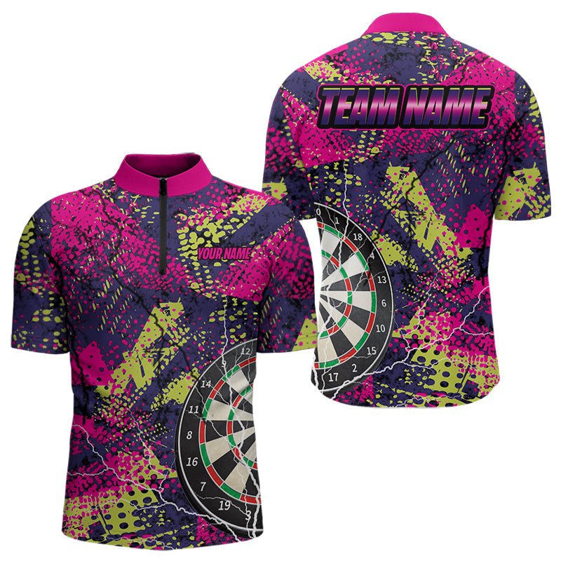 Personalisierte Grunge Bunte Blitz Dart Poloshirts Lustiges Dart - Outfit T3543 - Outfitsuche
