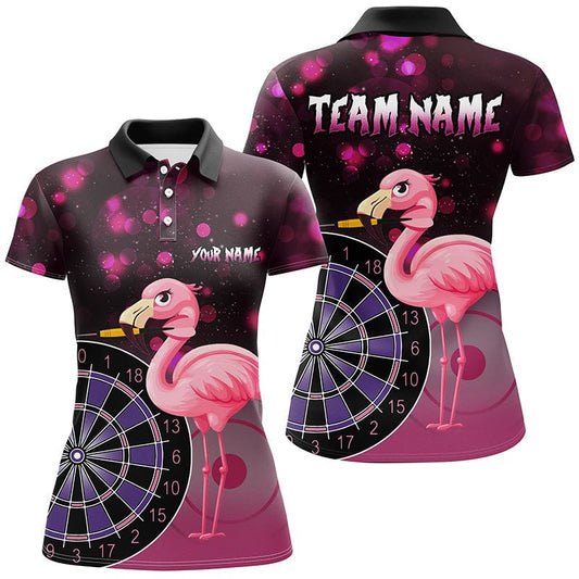 Personalisierte Pink Flamingo Darts T-Shirt für Damen T2209 - Outfitsuche