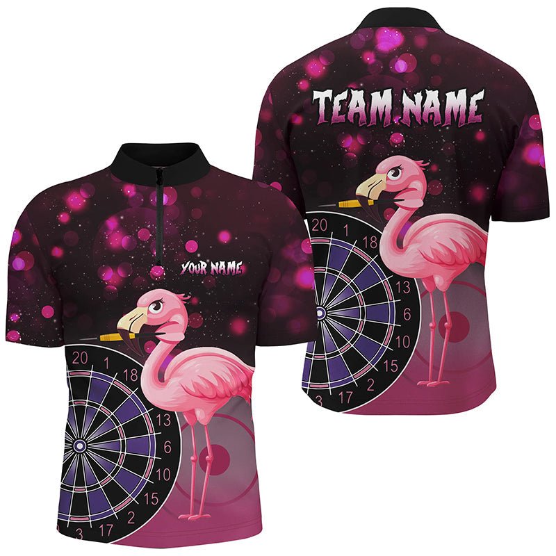 Personalisierte Pink Flamingo Darts T-Shirt für Herren T2209 - Outfitsuche