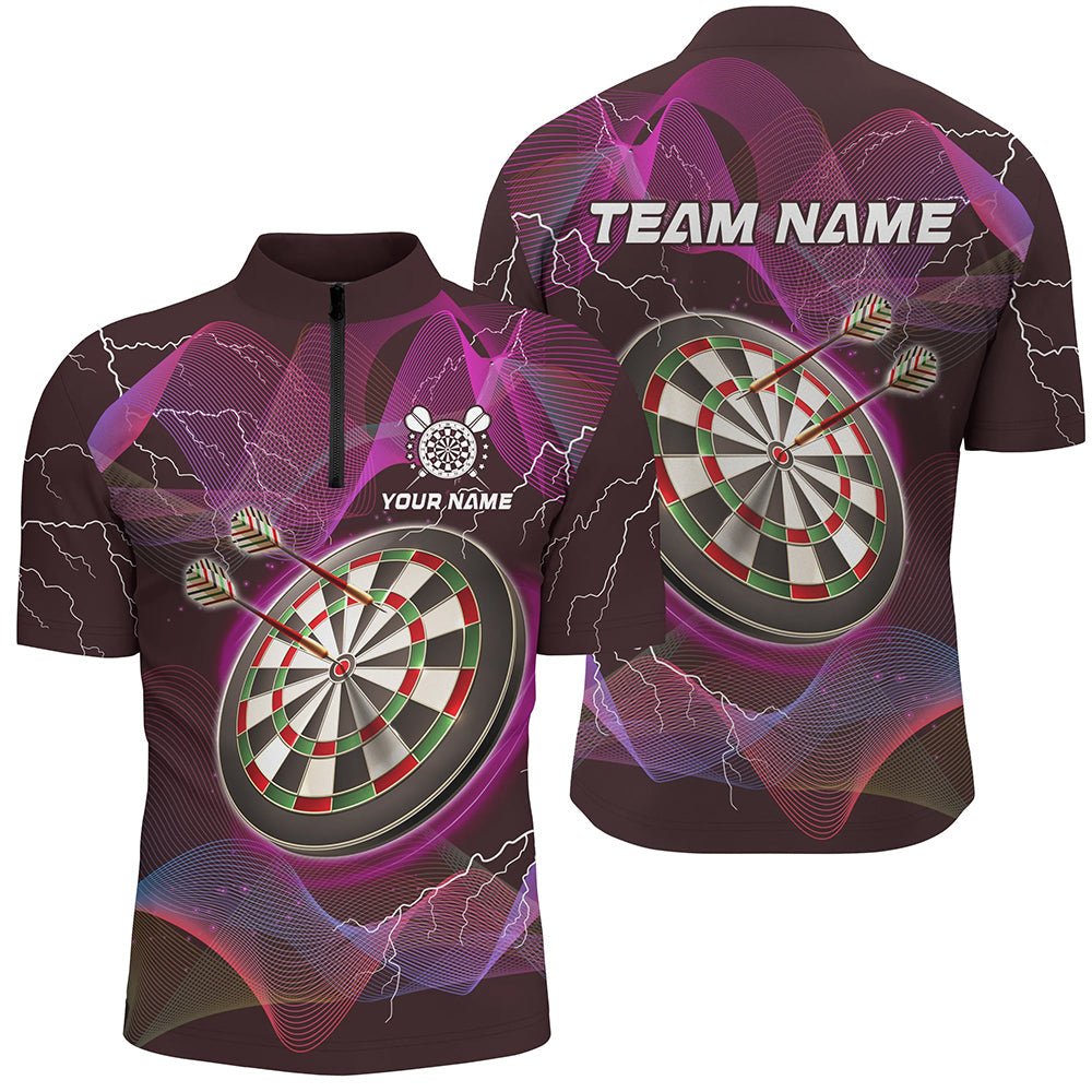 Personalisierte Pinke Darts - Shirt für Herren T2049 - Outfitsuche