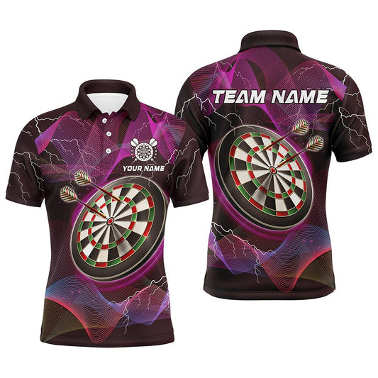 Personalisierte Pinke Darts - Shirt für Herren T2049 - Outfitsuche