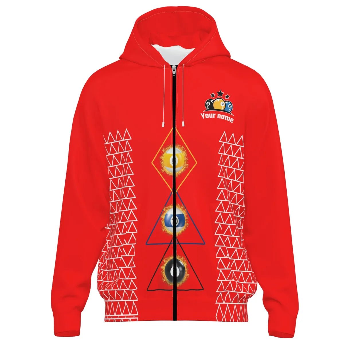 Personalisierte Rot Herren Dart - Jacket für Billard: 8 - Ball, 9 - Ball & 10 - Ball T1711 Red - Outfitsuche