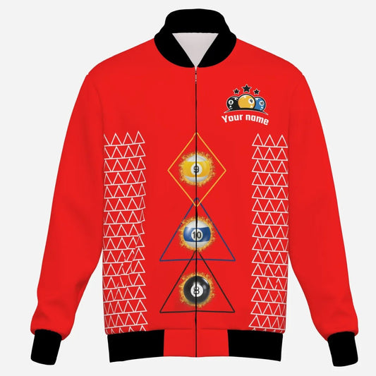 Personalisierte Rot Herren Dart - Jacket für Billard: 8 - Ball, 9 - Ball & 10 - Ball T1711 Red - Outfitsuche