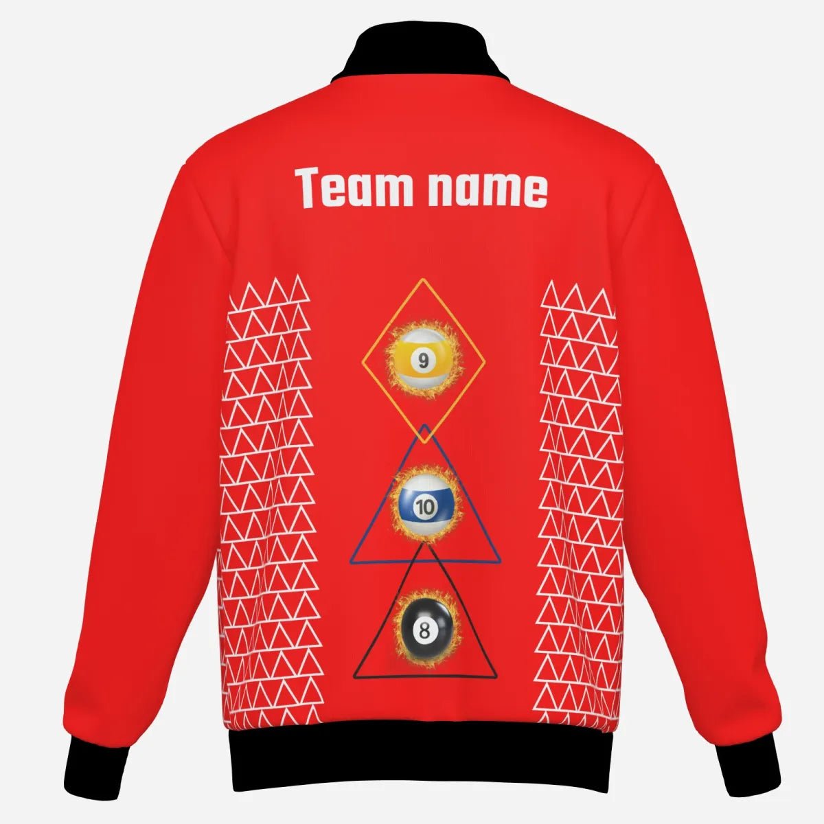 Personalisierte Rot Herren Dart - Jacket für Billard: 8 - Ball, 9 - Ball & 10 - Ball T1711 Red - Outfitsuche