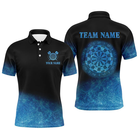 Personalisierte Sea Blue Gradient Darts Polo Shirts T3327 - Outfitsuche