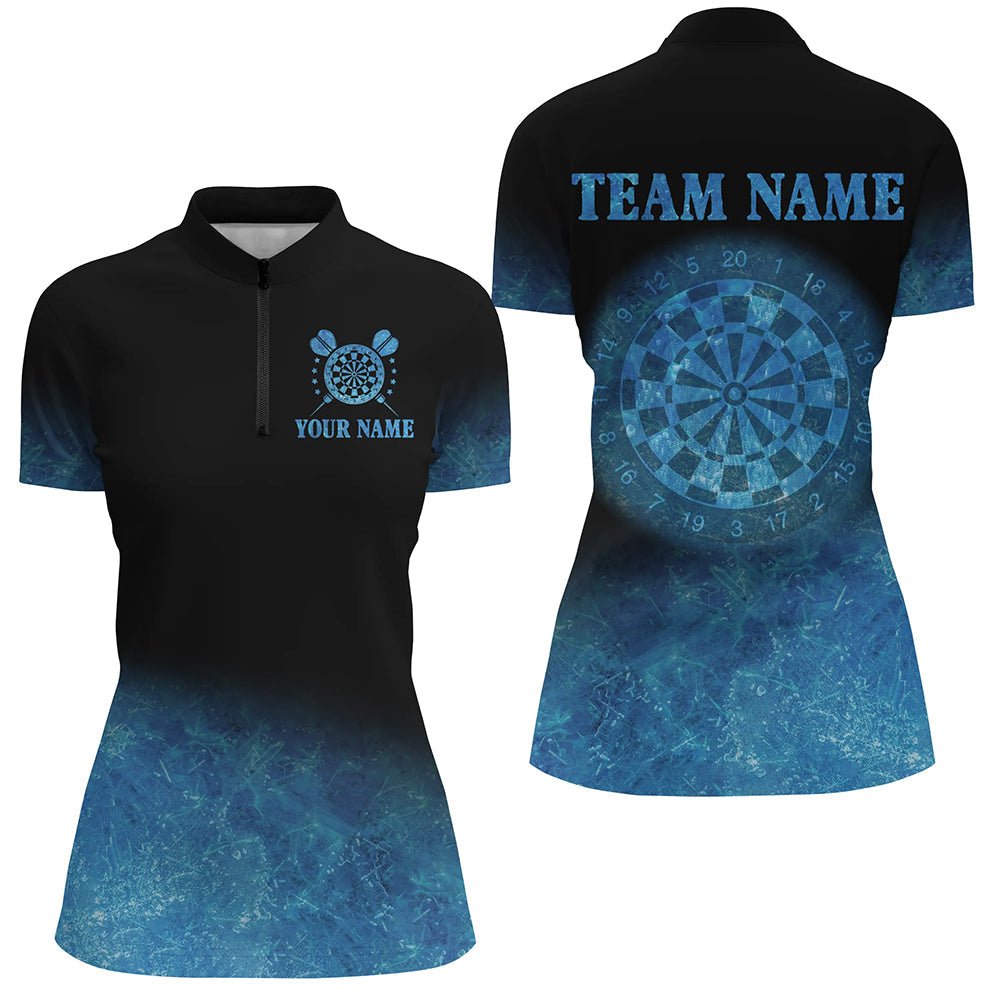 Personalisierte Sea Blue Gradient Darts Polo Shirts T3327 - Outfitsuche