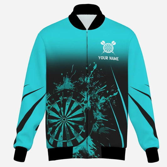 Personalisierte Türkises Grunge Dart Jacket für Herren – Individuelle Retro - Dart - Teamsport Jerseys T2960 - Outfitsuche
