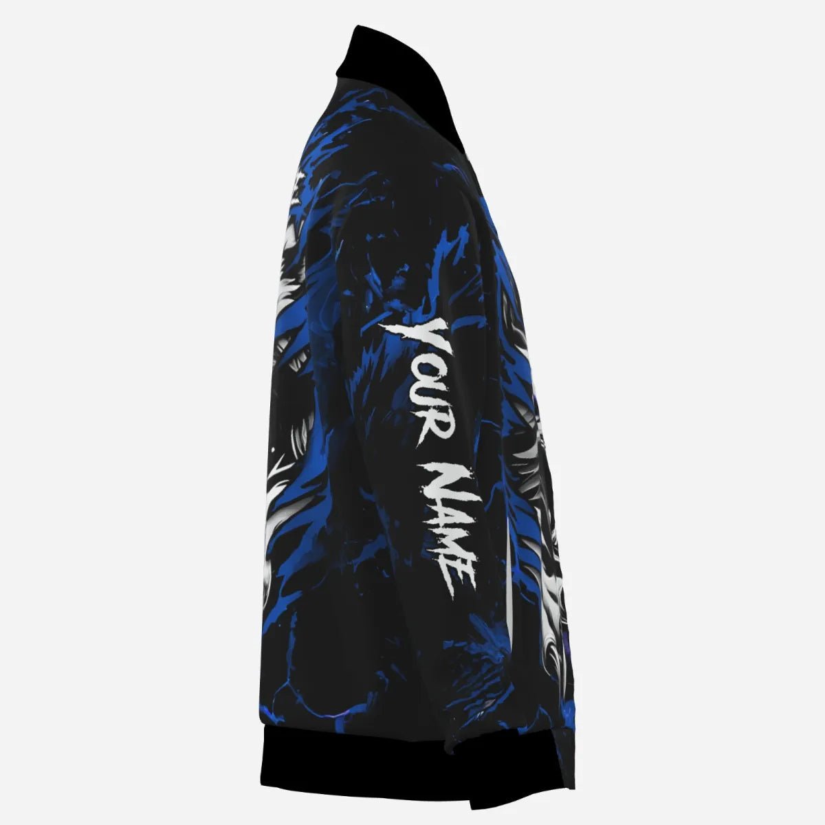 Personalisierte Wolf Lightning Herren Darts Jacke | Blau T3610 - Outfitsuche