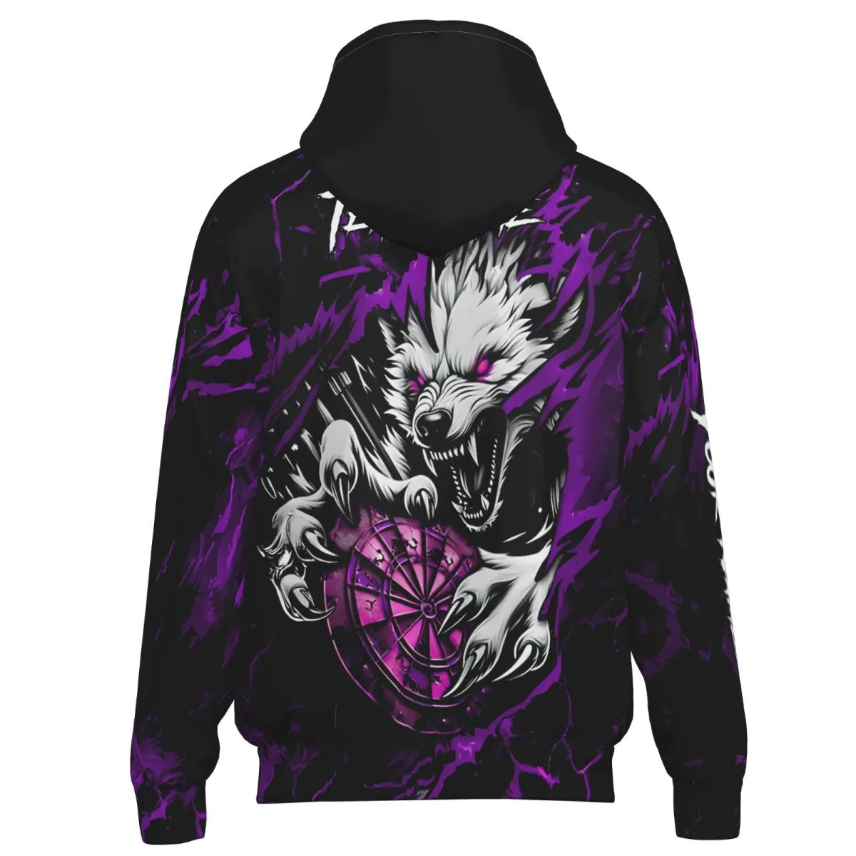 Personalisierte Wolf Lightning Herren Darts Jacke | Lila T3611 - Outfitsuche