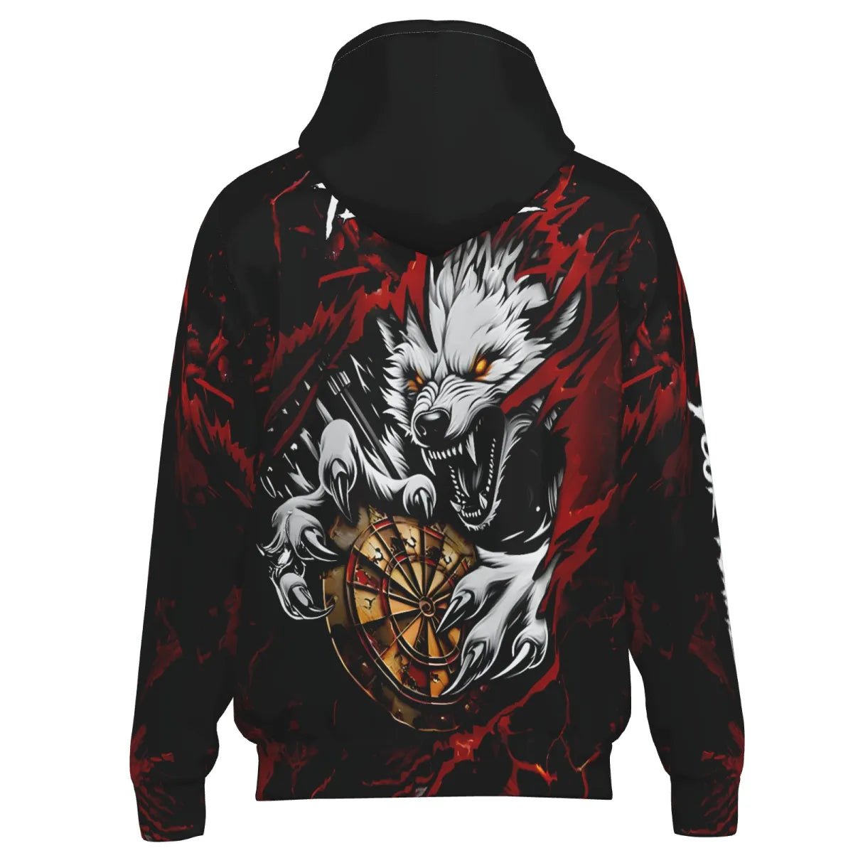 Personalisierte Wolf Lightning Herren Darts Jacke| Rot T3443 - Outfitsuche
