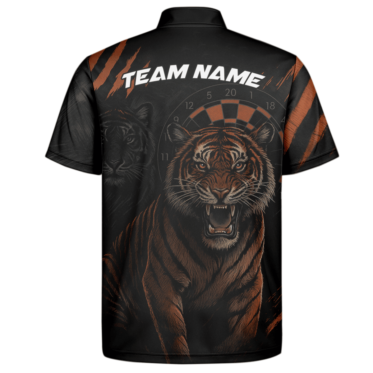 Personalisiertes Adler - Sterne Dart - Poloshirt Rot - Schwarz für Herren E4591 - Outfitsuche
