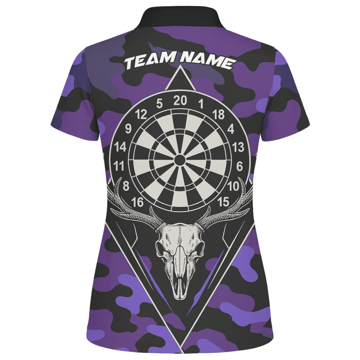 Personalisiertes Damen Dart - Polohemd im Regenbogen - Farbspritzer - Design, Schwarz E9663 - Outfitsuche