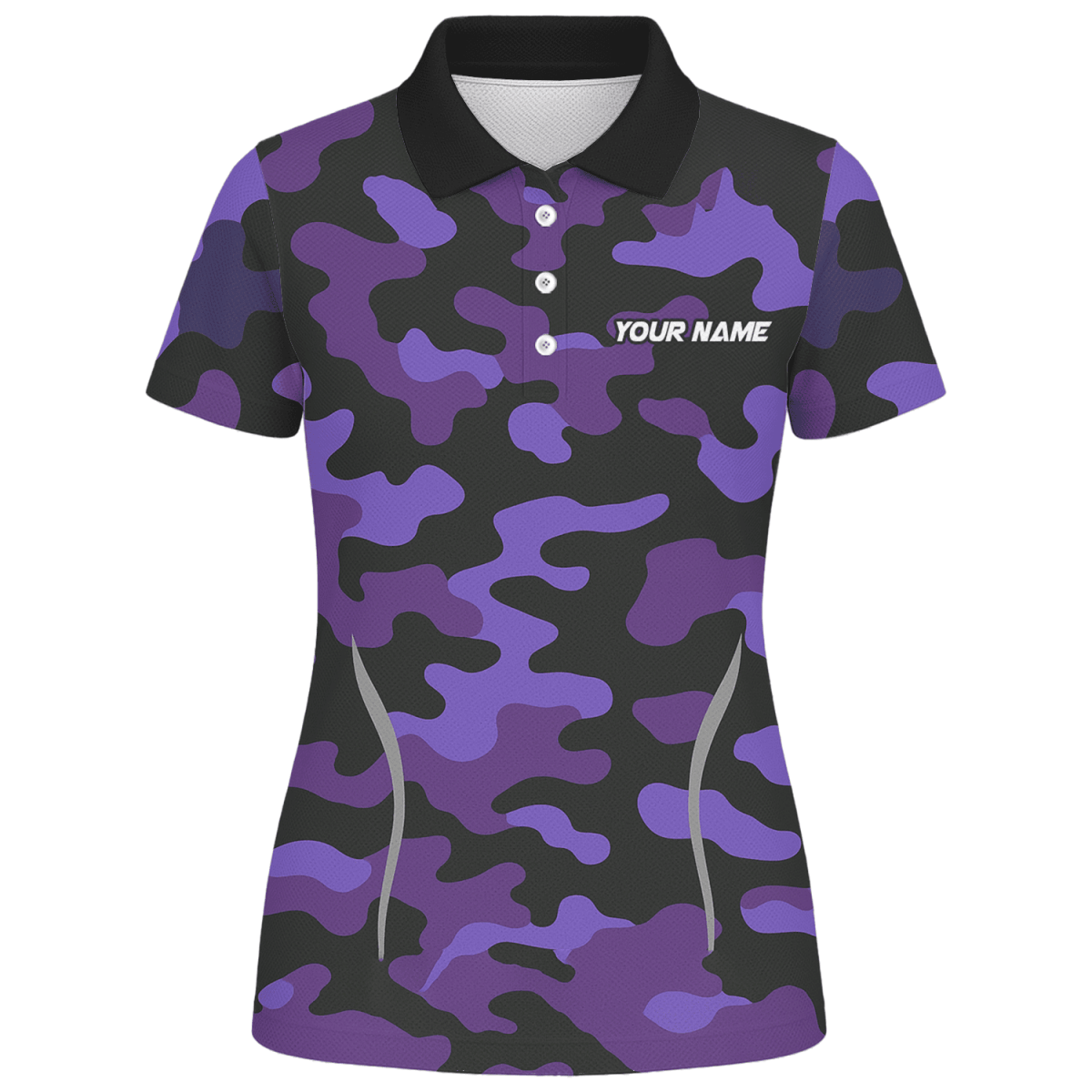 Personalisiertes Damen Dart - Polohemd im Regenbogen - Farbspritzer - Design, Schwarz E9663 - Outfitsuche
