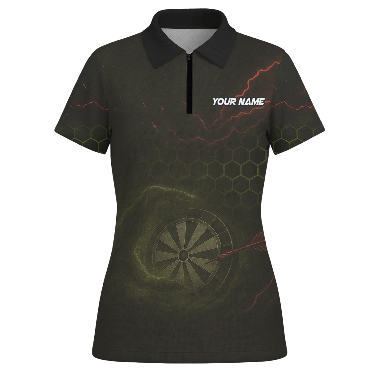 Personalisiertes Darts Polo Shirt für Damen | Wikinger Totenkopf | Mit Wunschname/Team K5251 - Outfitsuche