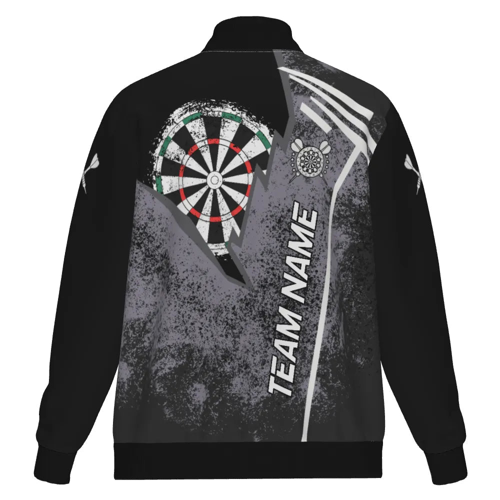 Personalisiertes Grunge-Darts Jacke, individuell anpassbares Retro-Darts-Jacke für Herren W616 - Outfitsuche