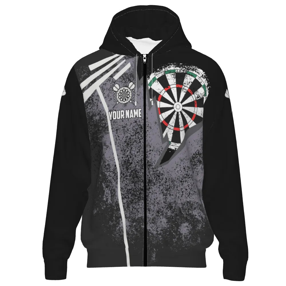 Personalisiertes Grunge-Darts Jacke, individuell anpassbares Retro-Darts-Jacke für Herren W616 - Outfitsuche