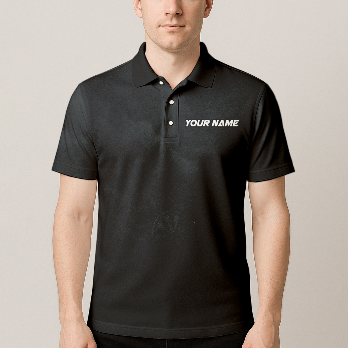 Personalisiertes Herren Dart Poloshirt Schwarz mit Krake X7981 - Outfitsuche