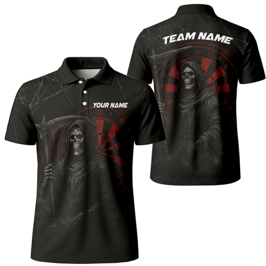 Personalisiertes Herren Dart - Poloshirt Werwolf – Tropisches Design in Nachtblau O7902 - Outfitsuche