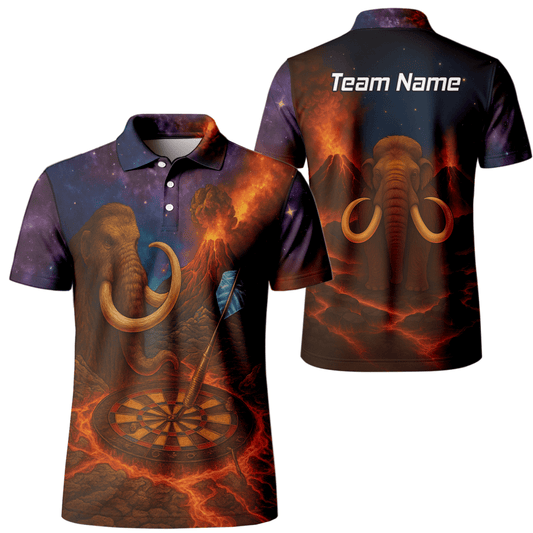Personalisiertes Herren Dart Trikot Mammut Vulkan Design – Personalisiertes Dartshirt KH90272 - Outfitsuche