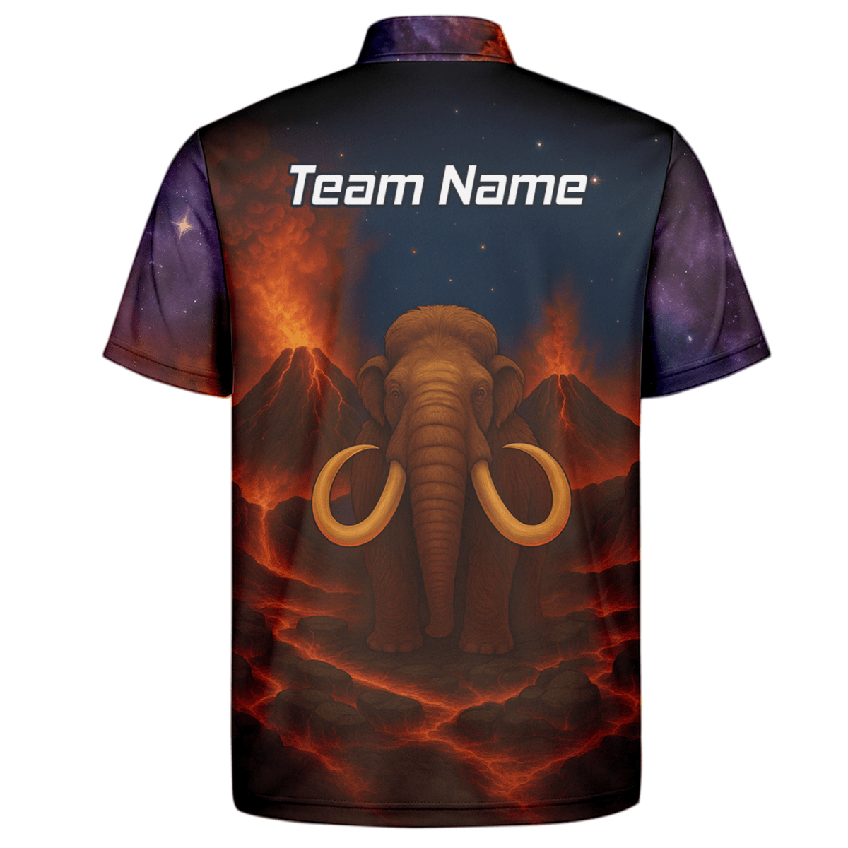 Personalisiertes Herren Dart Trikot Mammut Vulkan Design – Personalisiertes Dartshirt KH90272 - Outfitsuche