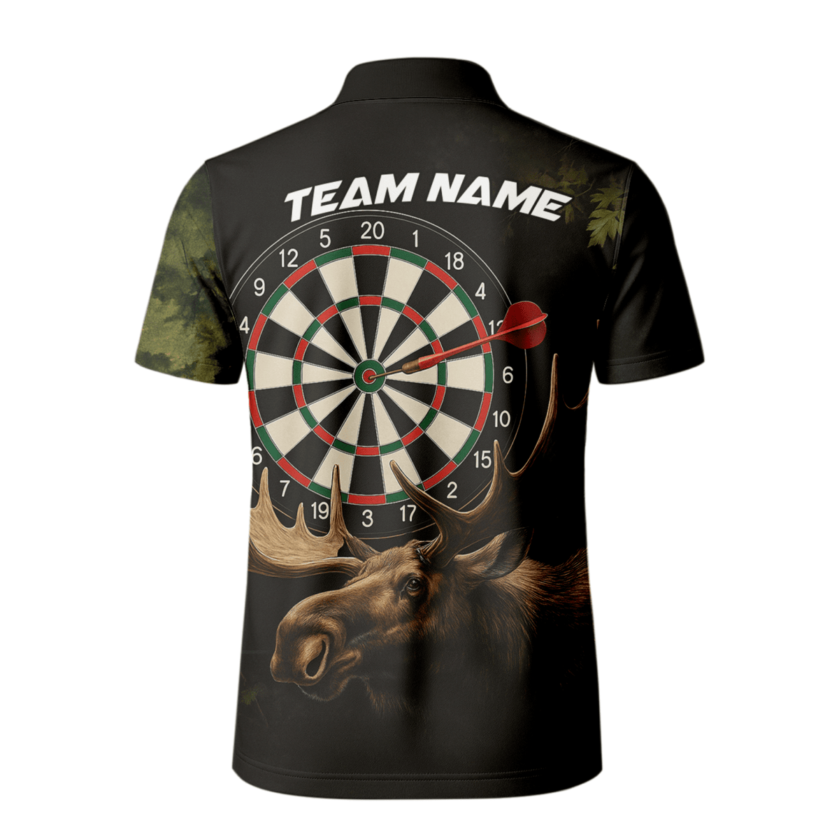 Personalisiertes Herren - Poloshirt im bunten Farbspritzer - Design: Weinglas & Dart Q0247 - Outfitsuche