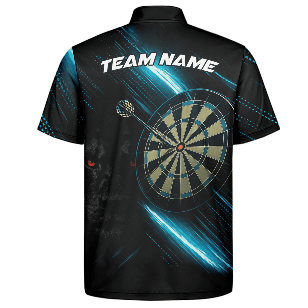 Personalisiertes Herren Poloshirt Schwarz mit grünem Flammenkobra - Dart - Motiv P6781 - Outfitsuche