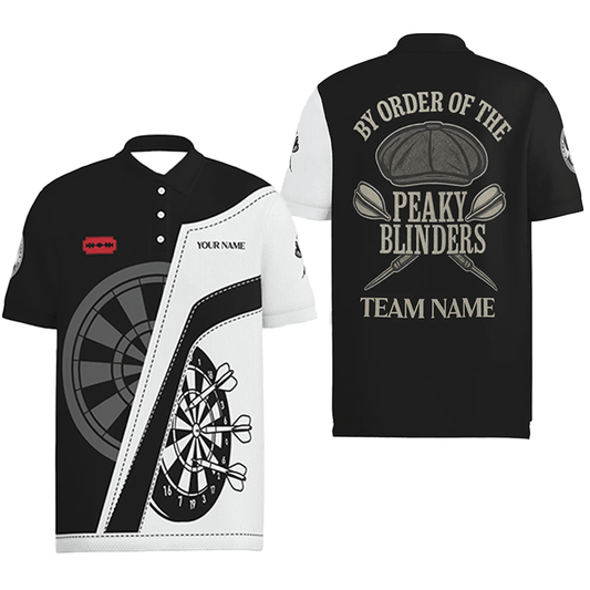 Personalisiertes Herren Vintage Gangster Dart Polo shirt H82994 - Outfitsuche