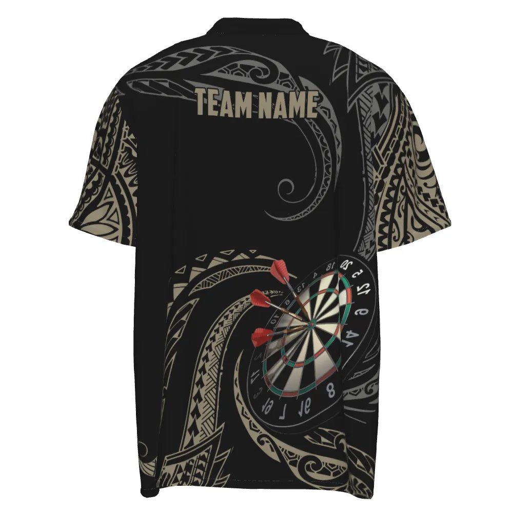 Personalisiertes Roll Tribal Herren Darts Polo Shirt, individuell anpassbares Darts Shirt für Männer, Dart Trikot K468 - Outfitsuche