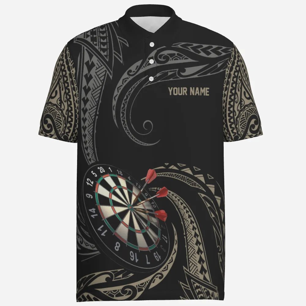 Personalisiertes Roll Tribal Herren Darts Polo Shirt, individuell anpassbares Darts Shirt für Männer, Dart Trikot K468 - Outfitsuche