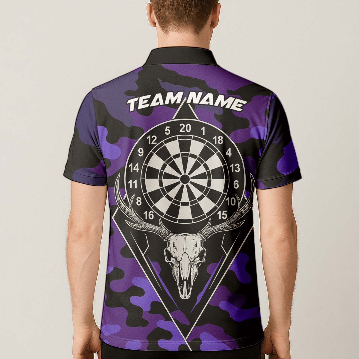 Personalisiertes Schwarzes Herren Dart Polohemd mit Regenbogen - Farbspritzer E9663 - Outfitsuche