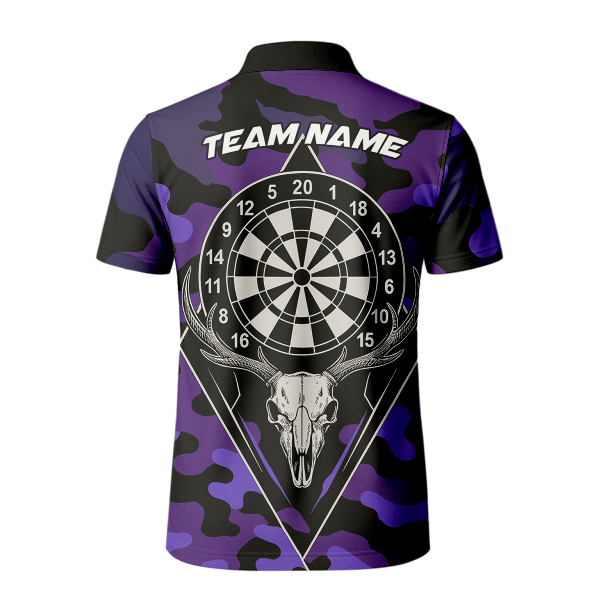 Personalisiertes Schwarzes Herren Dart Polohemd mit Regenbogen - Farbspritzer E9663 - Outfitsuche