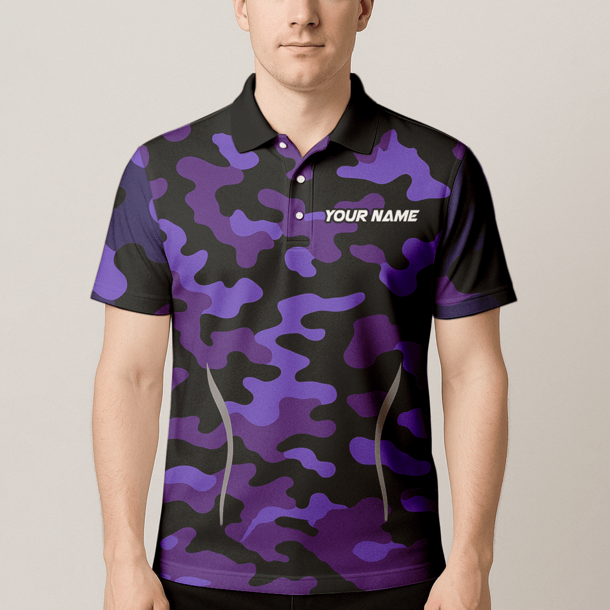 Personalisiertes Schwarzes Herren Dart Polohemd mit Regenbogen - Farbspritzer E9663 - Outfitsuche