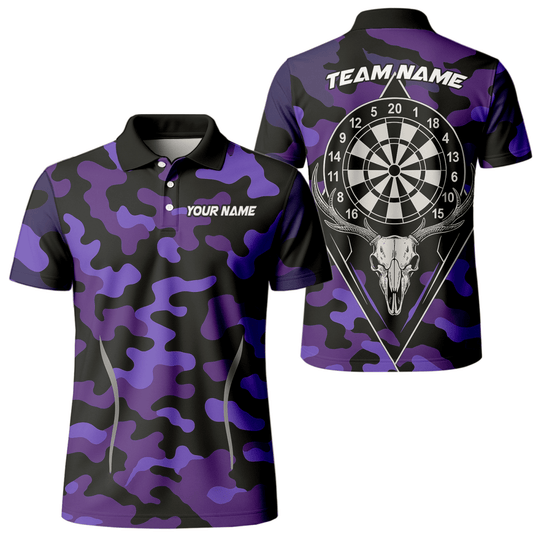 Personalisiertes Schwarzes Herren Dart Polohemd mit Regenbogen - Farbspritzer E9663 - Outfitsuche