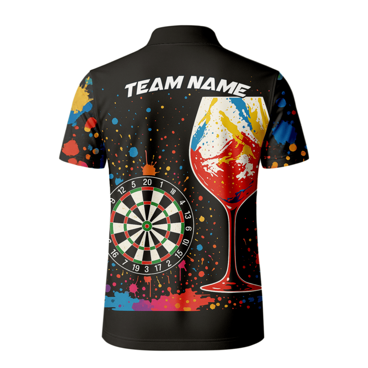 Personalisiertes Werwolf Storm Darts Herren Poloshirt Schwarz T7670 - Outfitsuche