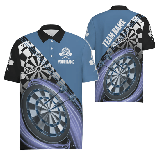 Personalized Herren Darts Polo Shirt mit Namen, individuell gestaltete Darts Shirts für Männer, Dart Trikot M759 - Outfitsuche