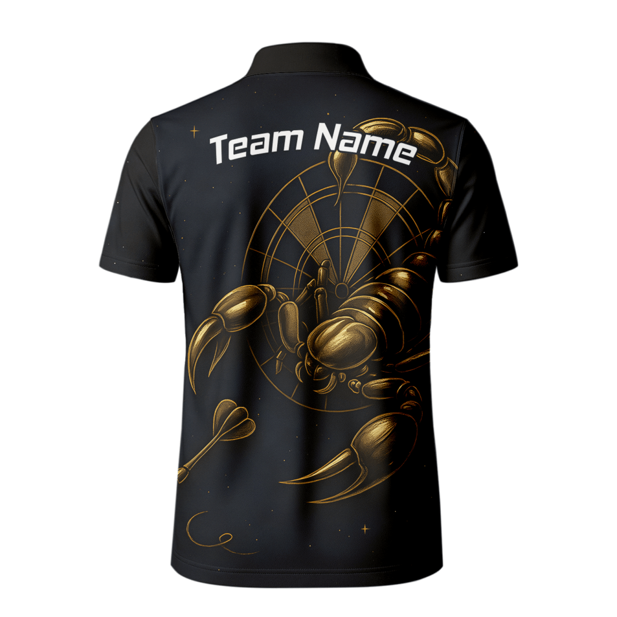 Skorpion Königin Dartshirt – Personalisierbares Sternzeichen - Trikot mit goldenem Skorpion & Wunschname | Outfitsuche Deutschland KH9904 - Outfitsuche