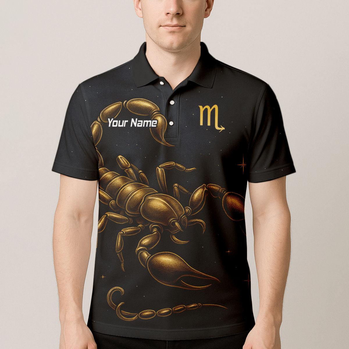 Skorpion Königin Dartshirt – Personalisierbares Sternzeichen - Trikot mit goldenem Skorpion & Wunschname | Outfitsuche Deutschland KH9904 - Outfitsuche