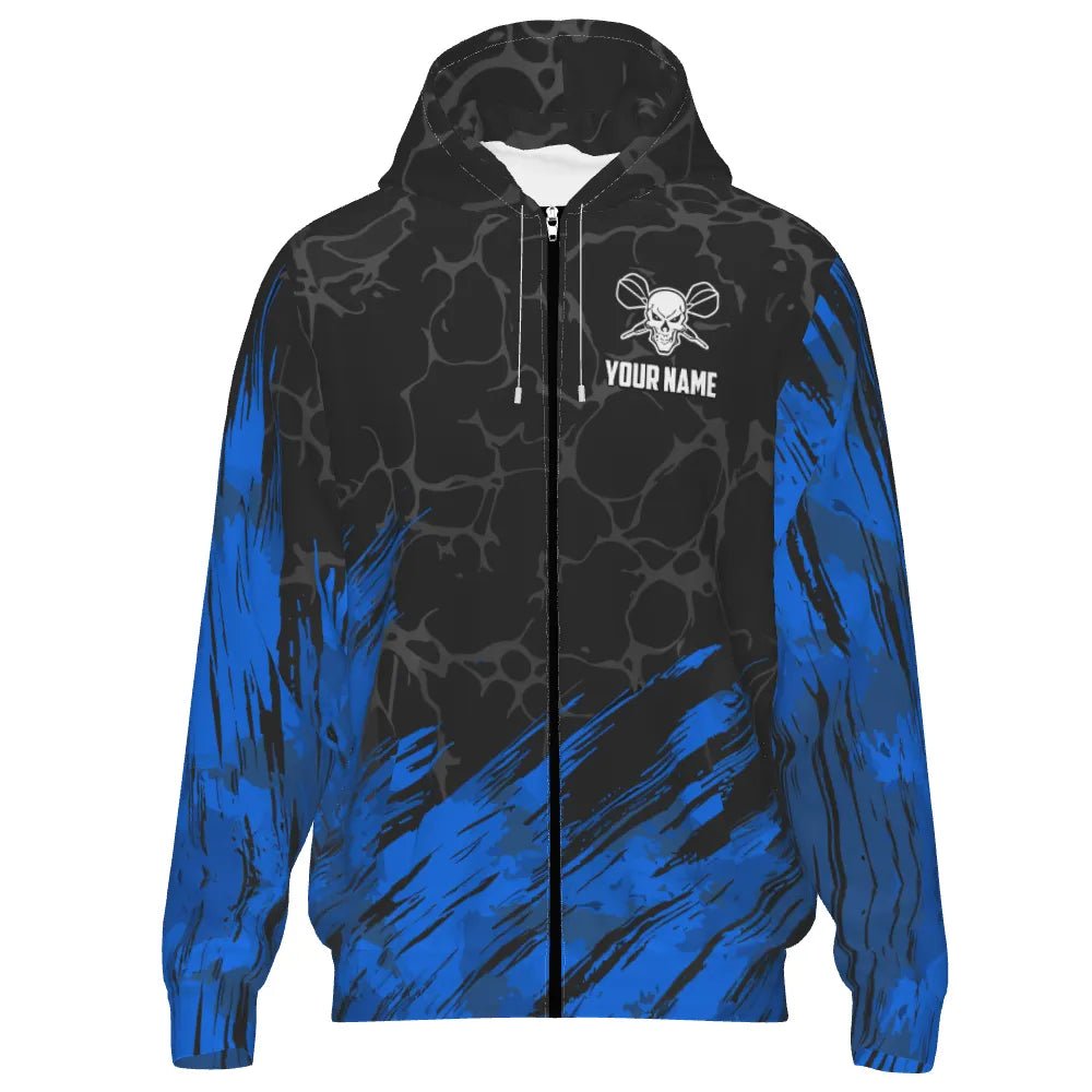 Skull Darts Kapuzenpullover in Marineblau und Schwarz - F916 F916 - Outfitsuche