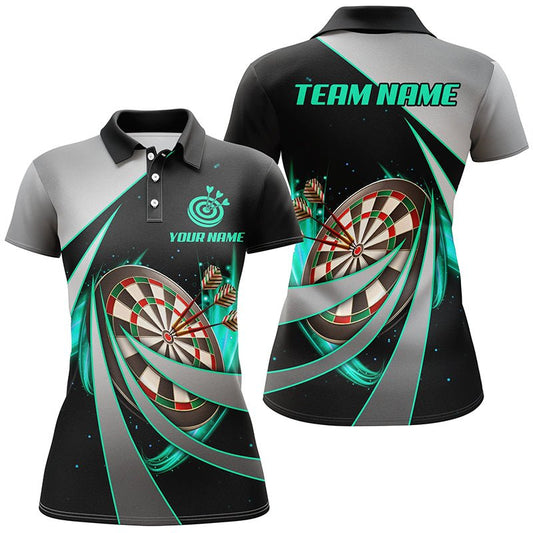 Sportliches Design: Personalisiertes Damen Darts Polo Shirt | Maßgeschneiderte Dartshirts für Frauen | Dart Trikots L1355 - Outfitsuche