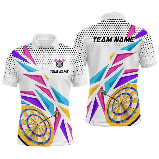 Sportliches, farbenfrohes Herren Darts Polo Shirt | Personalisiertes Dartshirt für Männer | Dart Team Trikots | L1461 - Outfitsuche