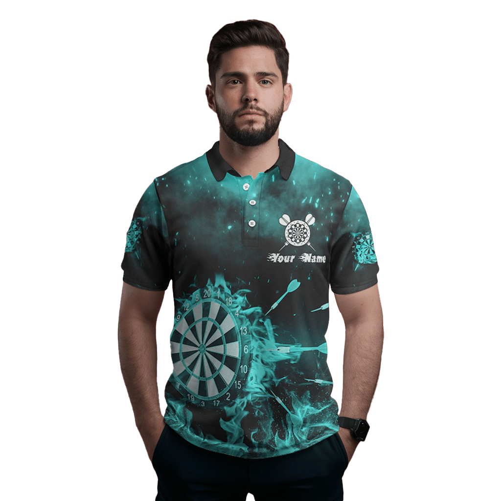 Türkis Herren Darts Polo Shirt L1379 - Outfitsuche