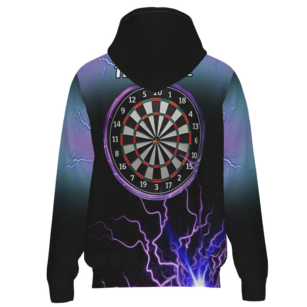 Violette Blitz - Darts Kapuzenpullover – Stilvoll & Bequem für Sportbegeisterte L1243 - Outfitsuche