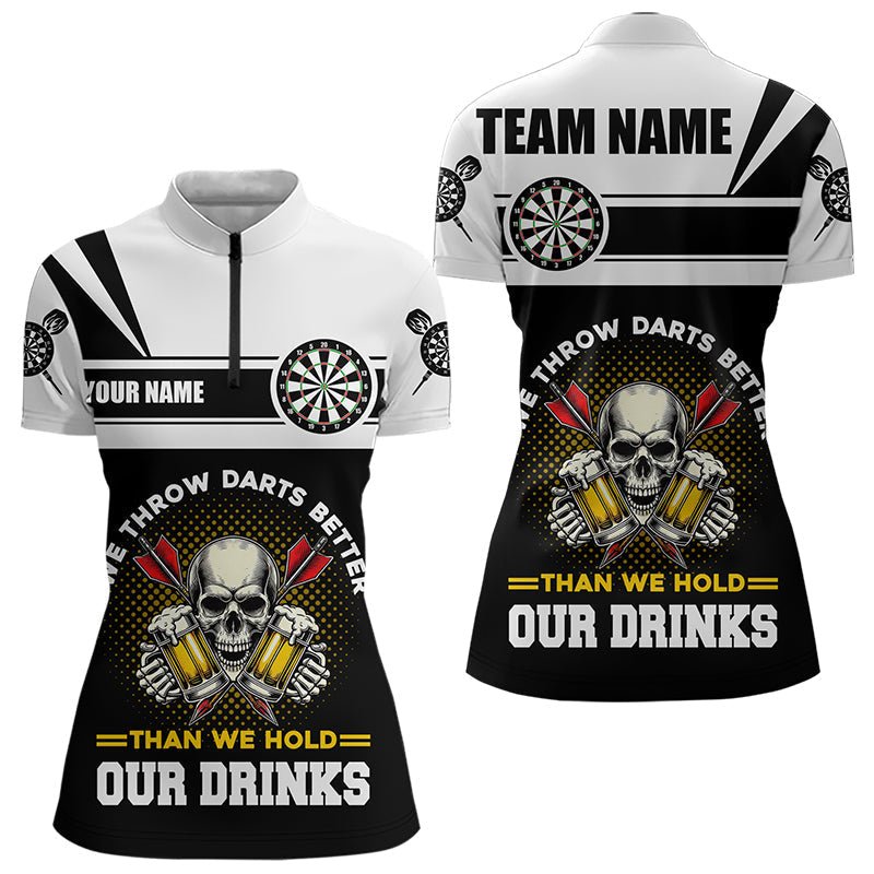 Wir werfen Darts besser - Lustiges Darts Shirt für das Trinkteam T3458 - Outfitsuche