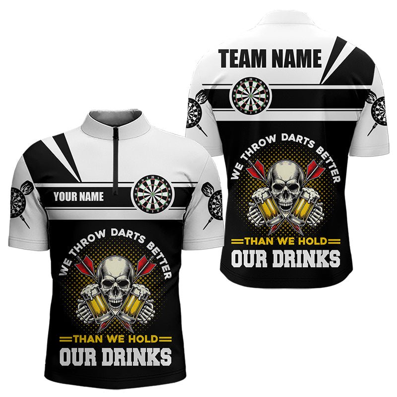 Wir werfen Darts besser - Lustiges Darts Shirt für das Trinkteam T3458 - Outfitsuche